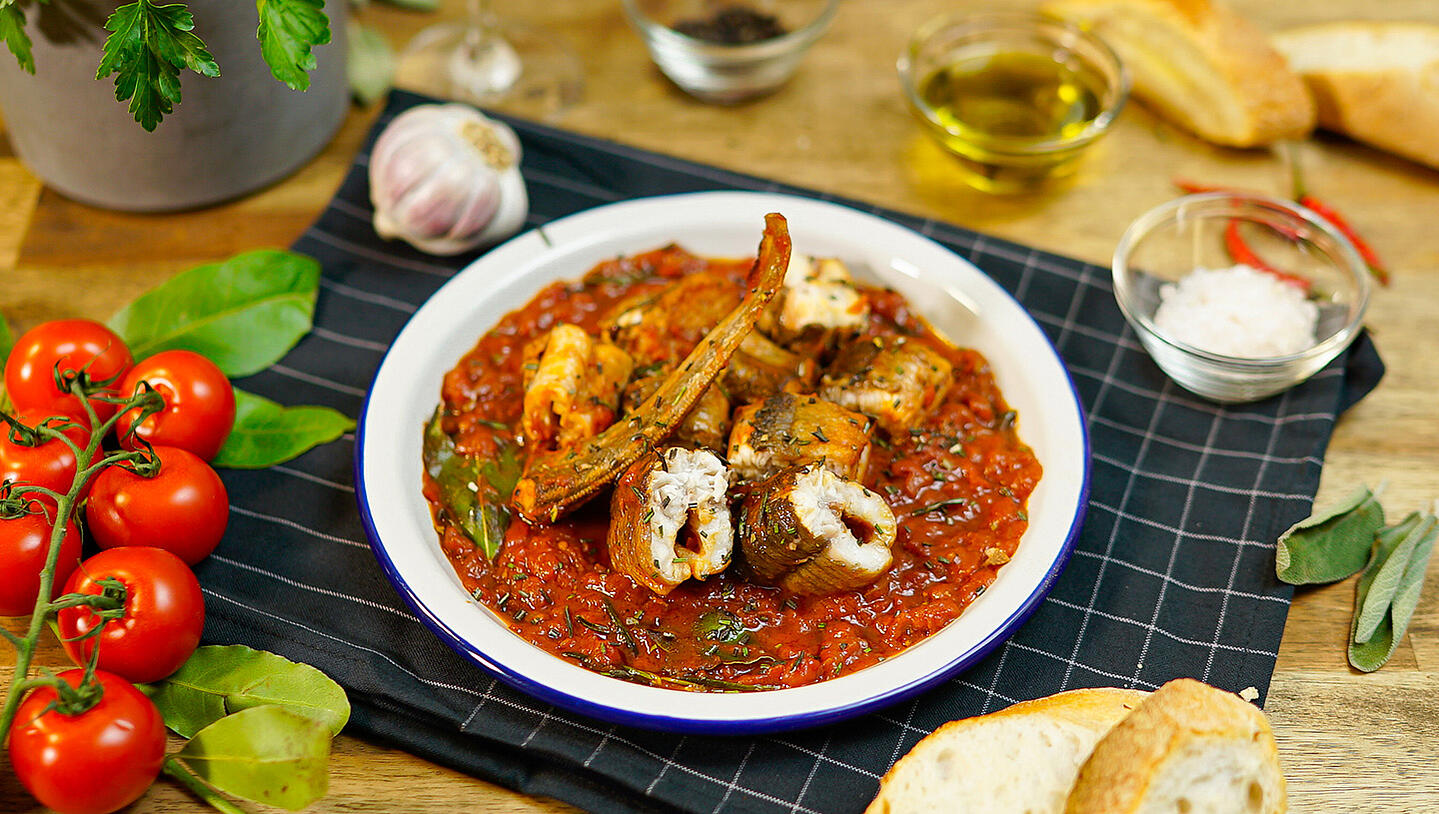 Eel, Bisentina-Style  