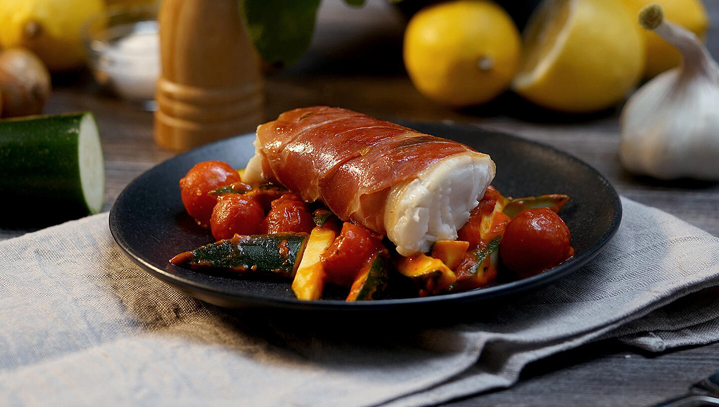 Saltimbocca with Cod