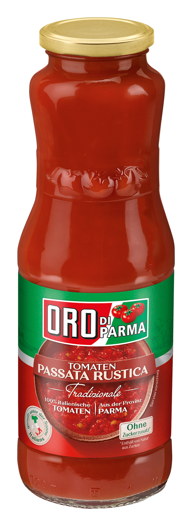 Passata Rustica in der Glasflasche