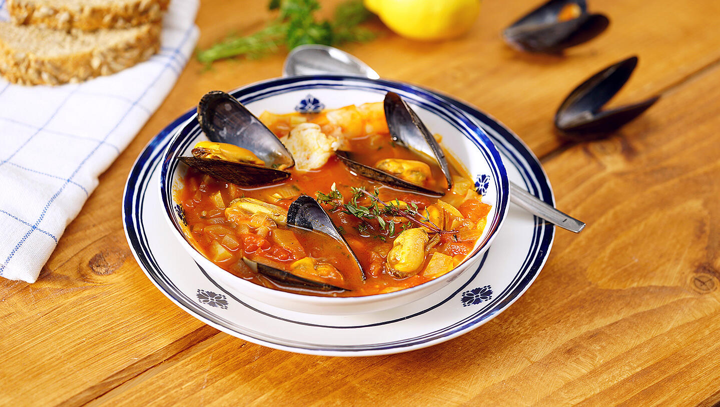 Italian Shrimp and Mussel Soup