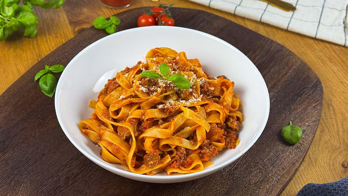 Pasta mit Bolognese