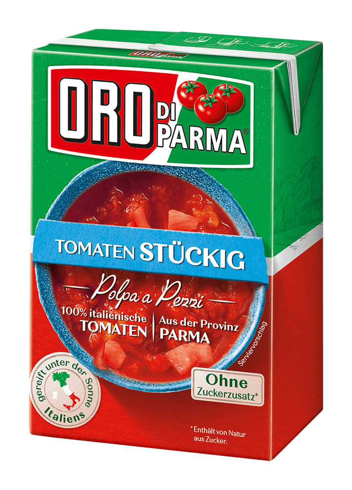 Chopped tomatoes in a Combibloc